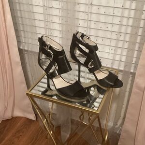 Michael Kors Black Strappy Heels